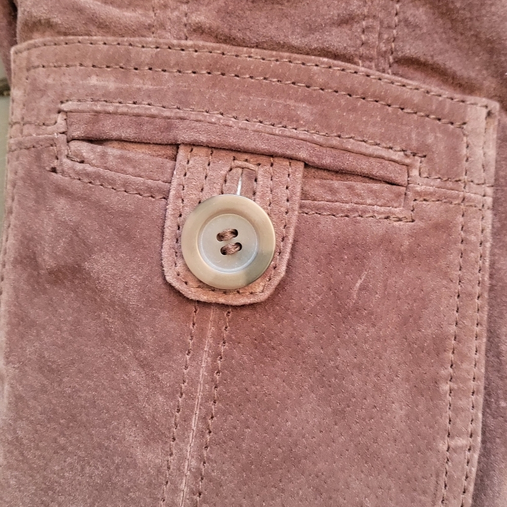 Women's Purple Corduroy Jacket - Picture 6 of 7